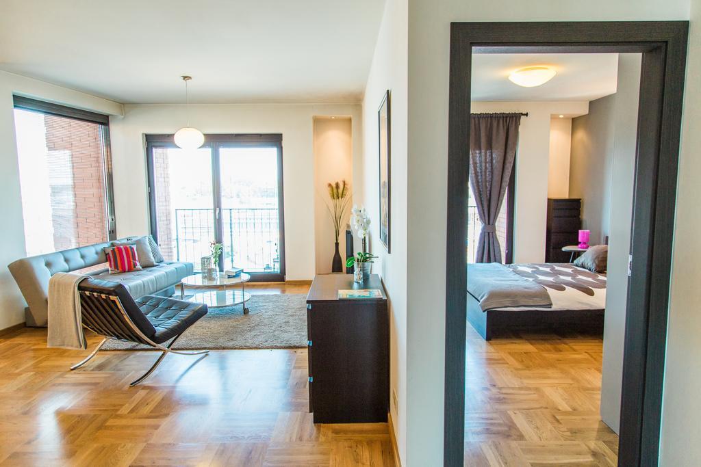Modern Apartment in City Center Krakau Buitenkant foto